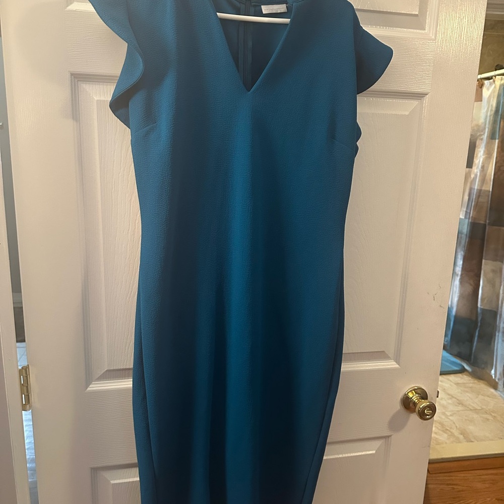 Elegant Blue Women's Dress